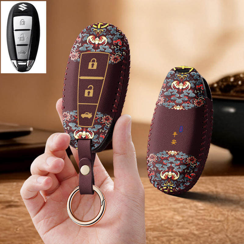 适用长安铃木启悦天语SX4汽车钥匙套保护套包壳扣女高级全包专用