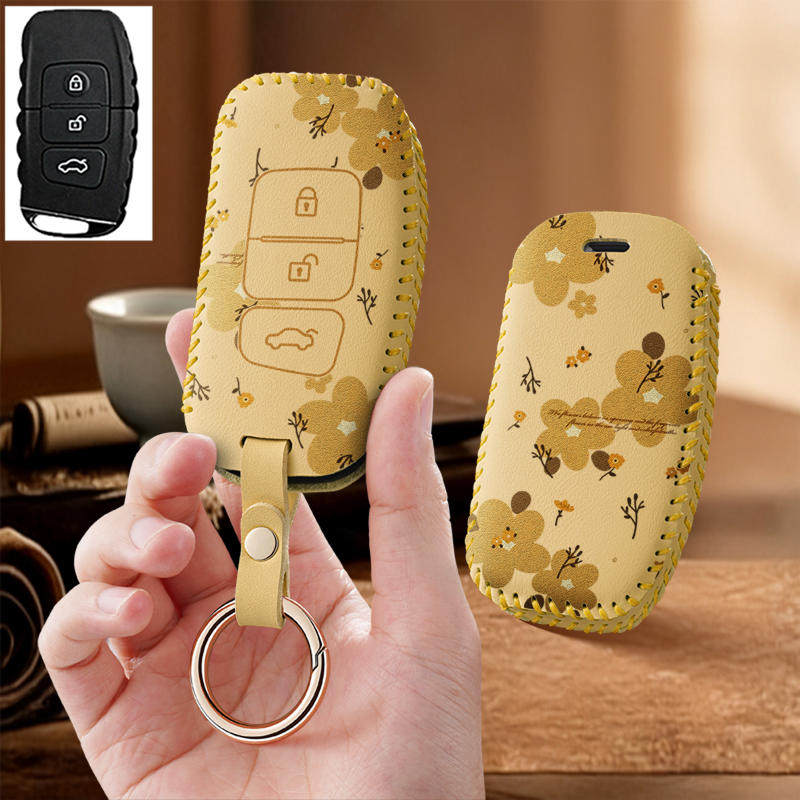 适用一汽奔腾X40汽车钥匙套x80保护套包壳扣女士高级全包专用男士