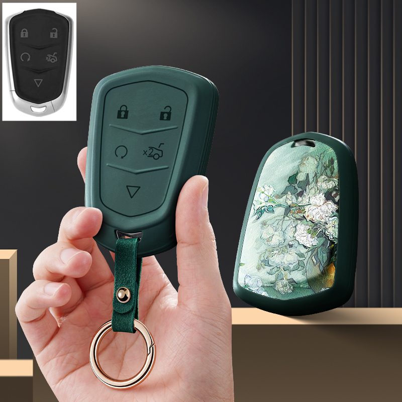 阿福迪VVDI凯迪拉克款XM38智能卡子机手持机钥匙套盾牌扣壳包保护