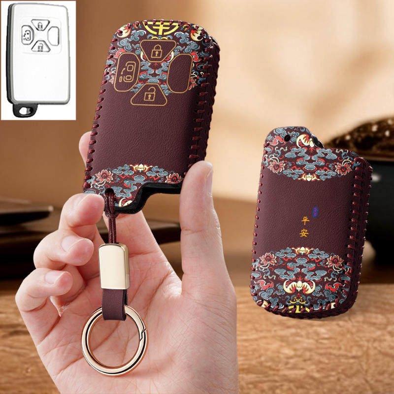 适用丰田10老款rav4雅力士86锐志09普锐斯11款汽车钥匙套包壳扣女