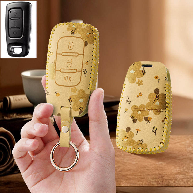 适用铁将军2959汽车钥匙套摩托车防盗器改装遥控包壳保护套扣男女