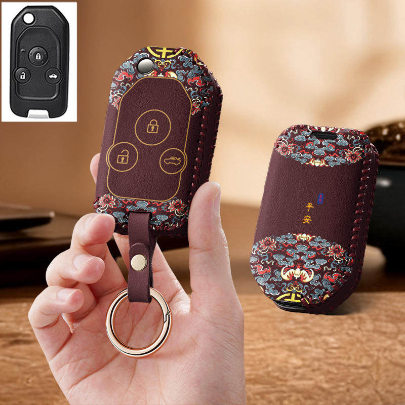 适用本田老款CRV雅阁思域飞度锋范奥德赛思铂睿汽车钥匙套包壳扣