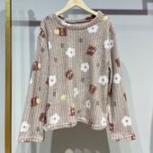 外穿珊瑚绒家居睡衣件上衣睡裤 仙女暖暖衣暖暖套装 秋冬季 女保暖