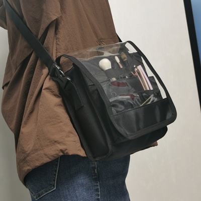 化妆包女婚礼补妆包化妆品收纳袋专业跟妆包小挎包化妆师补妆盯妆