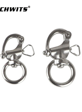 不锈钢316旋转弹簧卸扣 snap shackle 快脱卸扣 快枪手相机背带扣