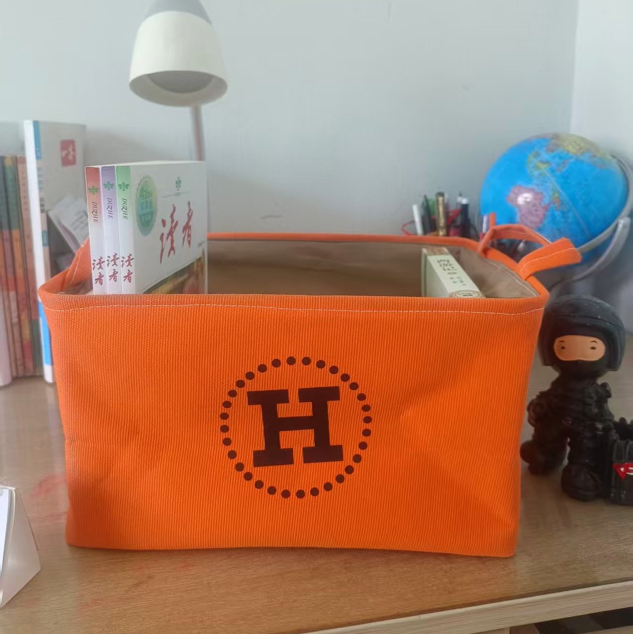 橙色零碎杂物储物盒整理箱收纳筐收纳盒大容量收纳筐家庭收纳用具,收纳整理,收纳筐,淘宝优惠券,粉丝福利购,淘宝优惠卷