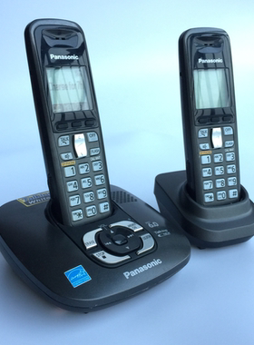 松下数字无绳电话机DECT6.0家用公司穿墙抗干扰无线固定座机子母