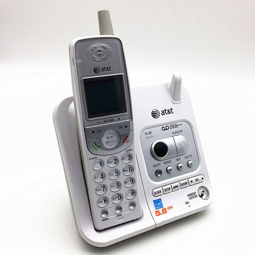 AT&T el42108 ATT 数字无绳电话机家用办公挂墙5.8GHz固定座机 - 封面