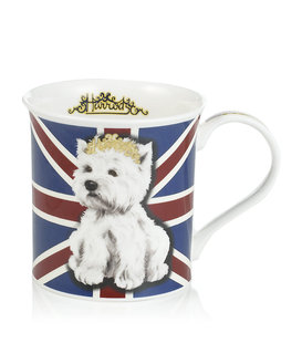 英国哈罗斯Harrods骨瓷杯西高地茶杯小熊陶瓷茶壶出口外贸马克杯