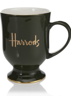 英国伦敦出口harrods哈罗斯陶瓷杯马克杯情侣杯出口骨瓷杯高脚杯