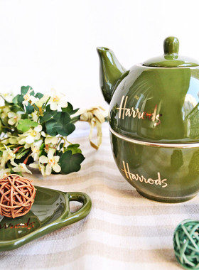 日式茶具harrods陶瓷杯套装马克杯情侣杯咖啡杯茶壶茶杯骨瓷杯熊