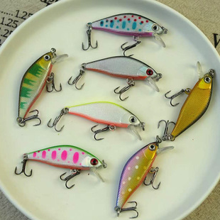 鳑鲏米诺沉水路亚饵4.2克4.5厘米淡水翘嘴鲈鱼仿真白条马口假鱼饵