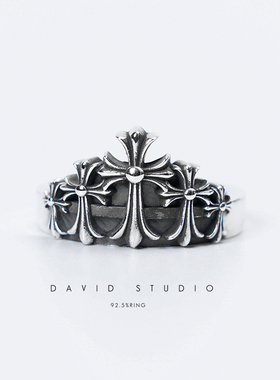 新款davidstudio925墓葬小戒指