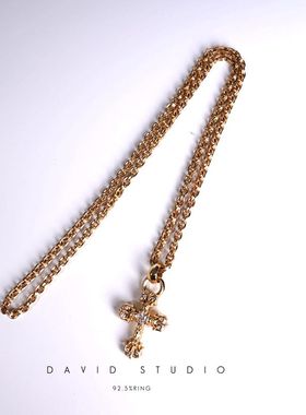 david全手工22k黄金中号火焰真钻