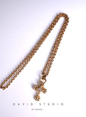 david全手工22k黄金中号火焰真钻