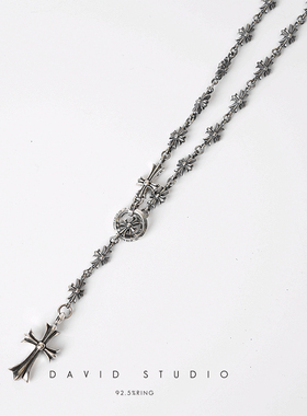 david经典可调节潮流做旧毛衣链