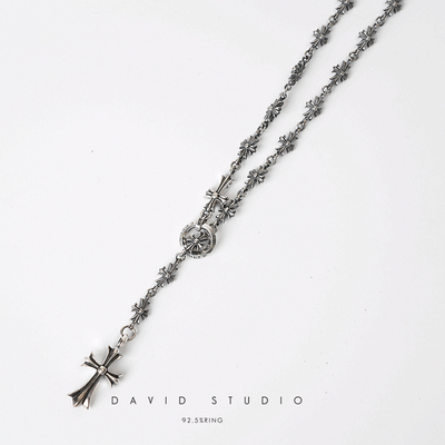 david经典可调节潮流做旧毛衣链