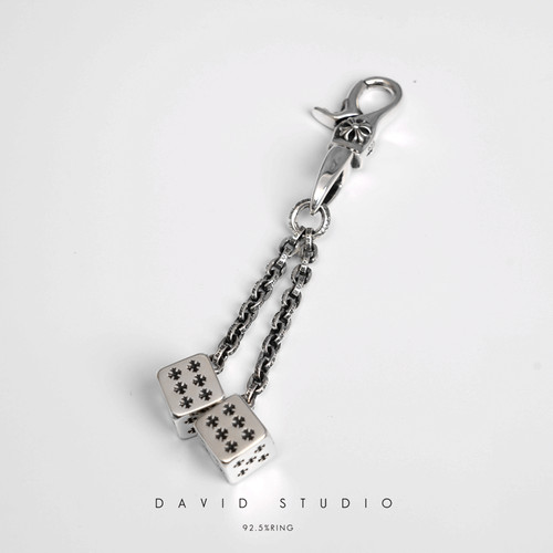 davids925纯银个性包链条