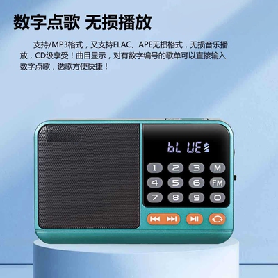 全能点歌插卡收音机大音量迷你
