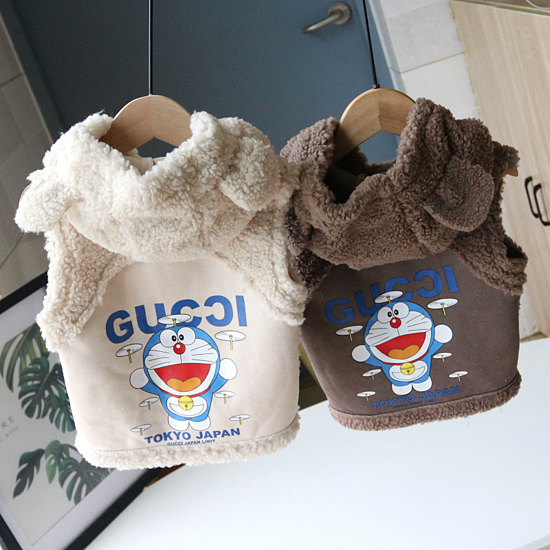 清仓 男女童羊羔毛马甲韩版秋冬新款中小儿童厚保暖潮背心