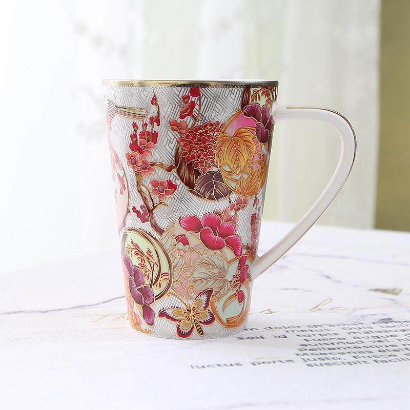 意大利风格陶瓷350毫升大咖啡杯