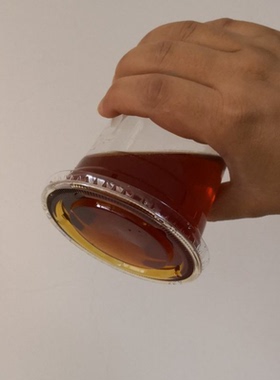 星冰乐500ml98口径外卖防漏一次性杯透明塑料奶茶杯16oz咖啡果汁