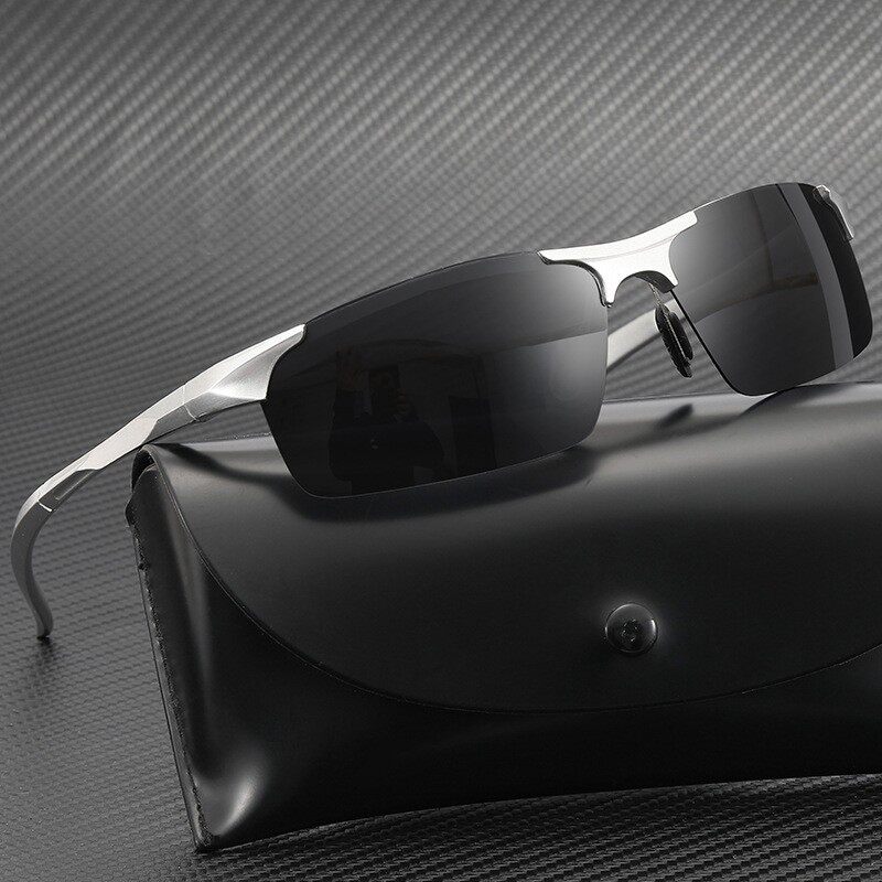 经典款偏光变色太阳镜男士复古驾驶墨镜开车骑行钓鱼日夜两用眼镜