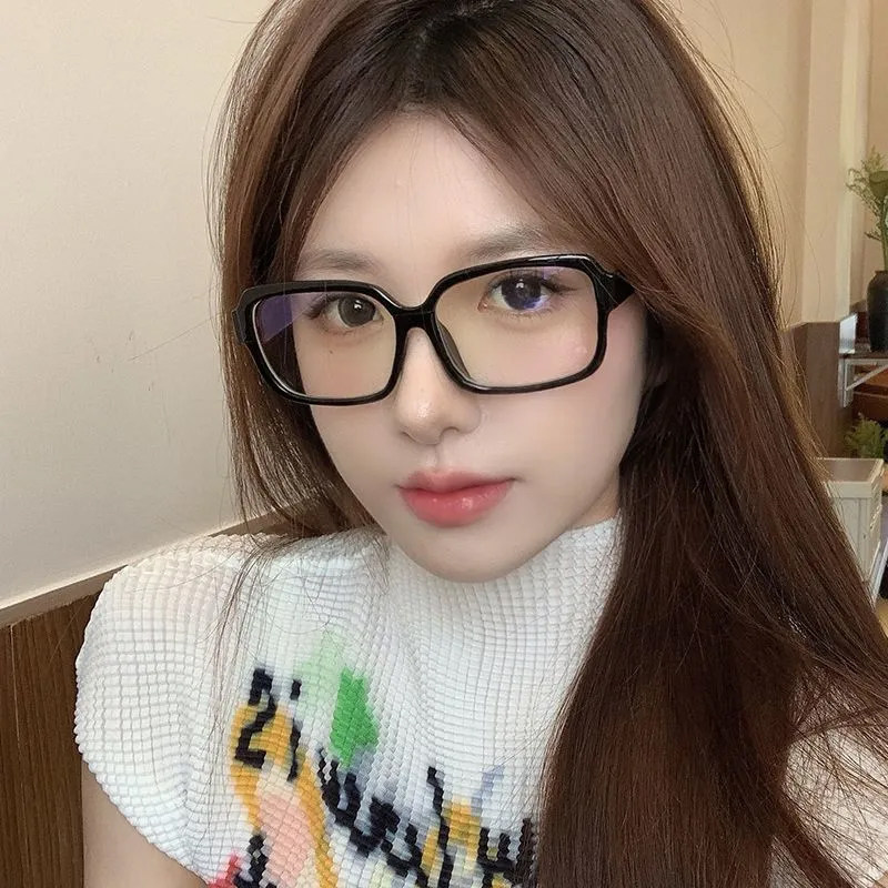 防蓝光抗辐射电脑护目镜男女潮网红大框平光无度数近视学生眼镜框