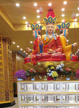有缘玻璃钢祝福中式寺院