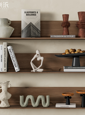 日式侘寂风高级感装饰摆件家居酒店会所复古陶瓷软装小众酒柜摆设