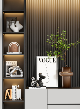 采购产品电视柜，入口柜，高端软装，可访问的豪华，现代客厅，酒