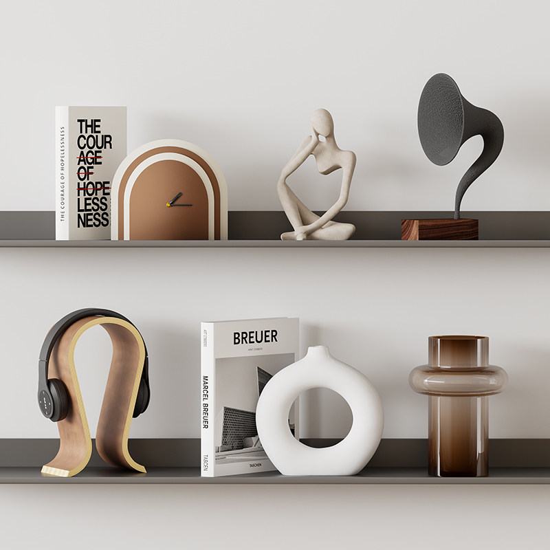 现代轻奢高级感电视柜壁龛摆件客厅样板房开放格酒柜小众软装饰品,家居饰品,装饰摆件,淘宝优惠券,粉丝福利购,淘宝优惠卷