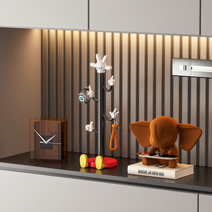 轻奢高级感创意客厅入户玄关柜摆件桌面小飞象托盘钥匙收纳装饰品