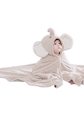 babygreat婴童吸湿浴巾斗篷A类