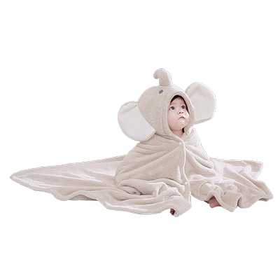 babygreat婴童吸湿浴巾斗篷A类