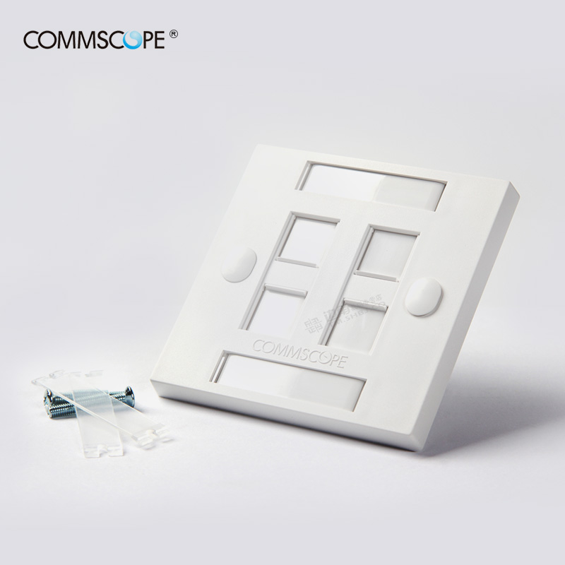 AMPNETCONNECT/安普4口网络面板