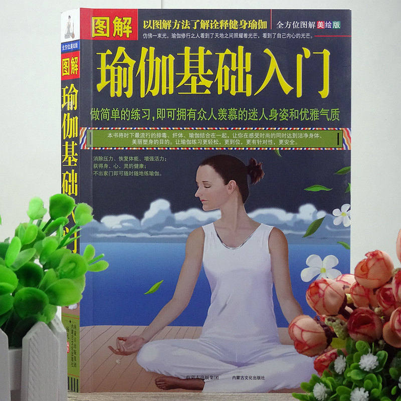 包邮 图解瑜伽基础入门 瑜伽图书初级入门  生活瑜伽入门零基础  瑜伽书籍 养生宝典 瑜伽减肥 美容塑身 时尚生活 商城正版