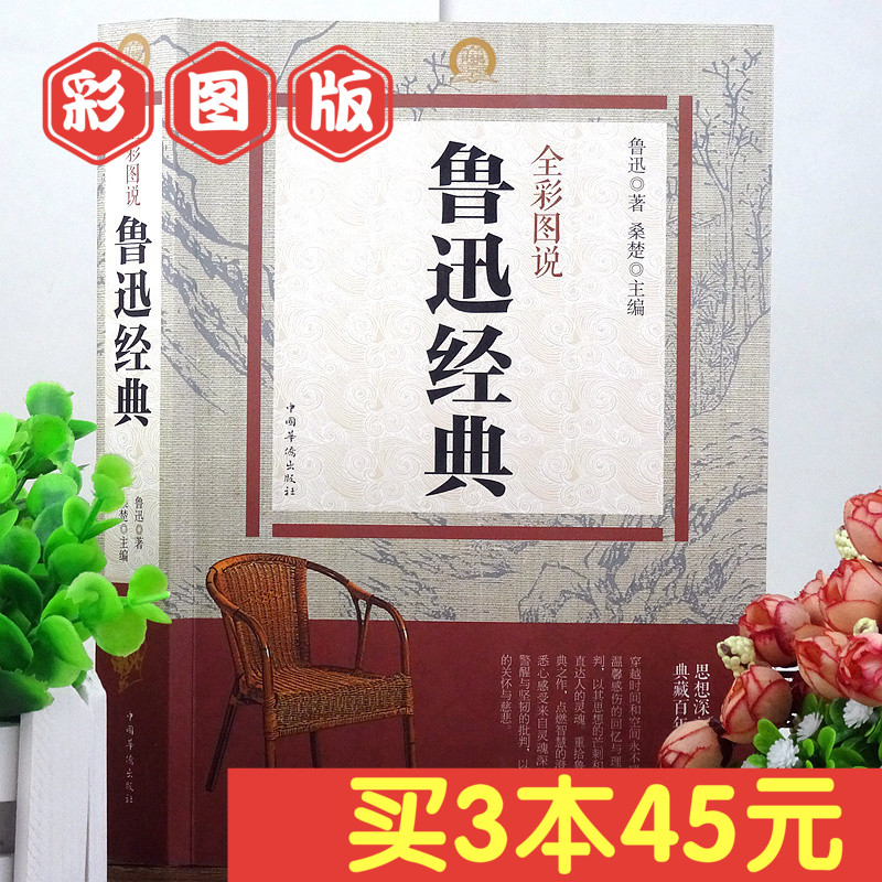 彩色版超值427页鲁迅经典作品散文杂文等