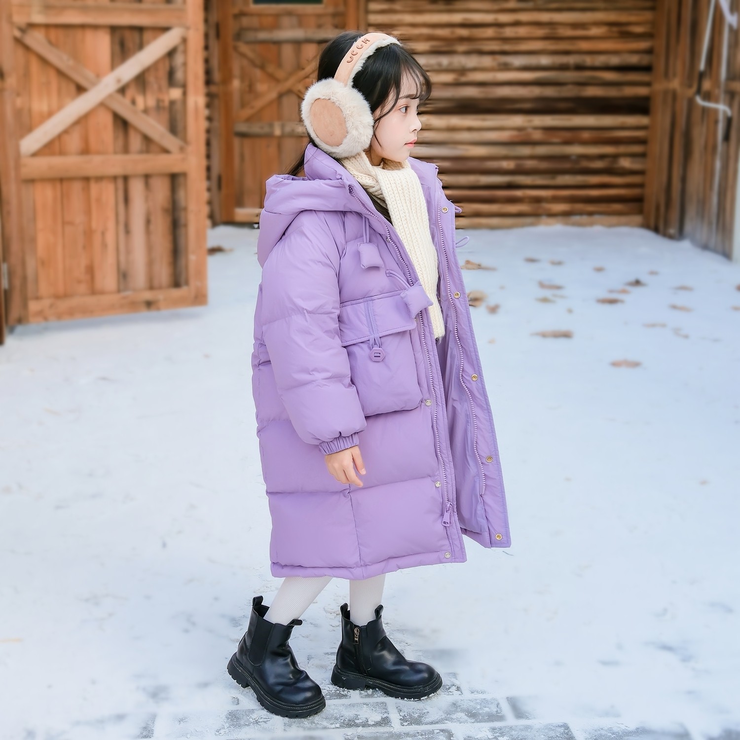 女童羽绒服加厚长款过膝新款中小童90白鸭绒宝宝三防极寒洋气外套,童装/婴儿装/亲子装,羽绒服,淘宝优惠券,粉丝福利购,淘宝优惠卷