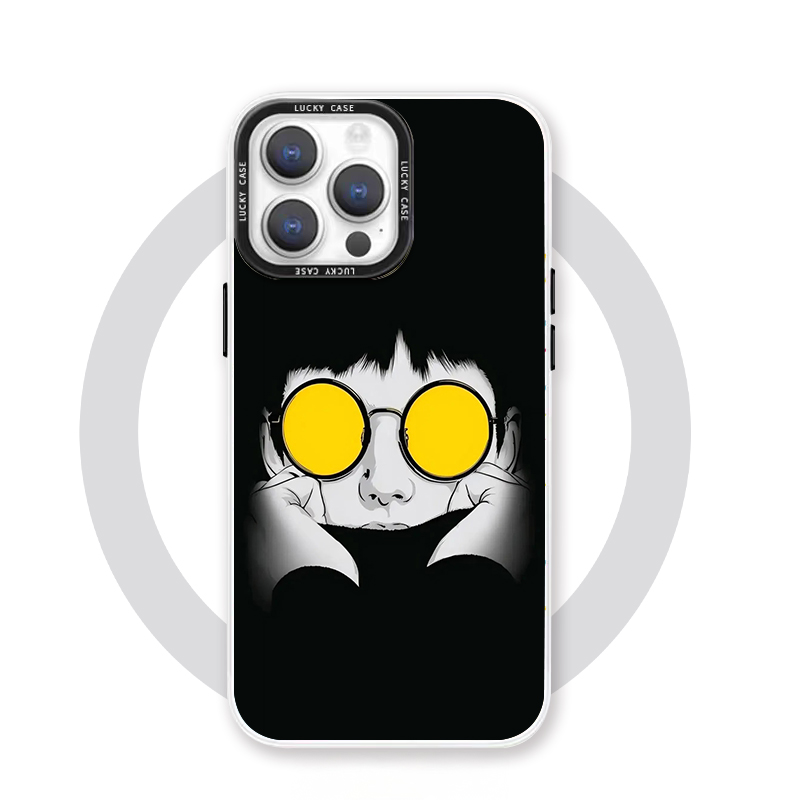 神秘人 适用于iPhone16promax苹果15pro磁吸手机壳小众独特14高级感轻奢13浮世绘ins风华为pura70艺术小米
