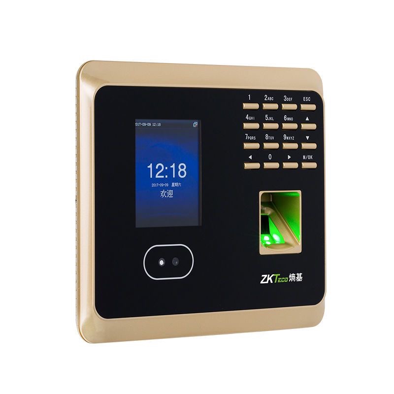 ZKTeco/熵基UF100PLUS指纹人脸识别指纹考勤机智能有线wifi