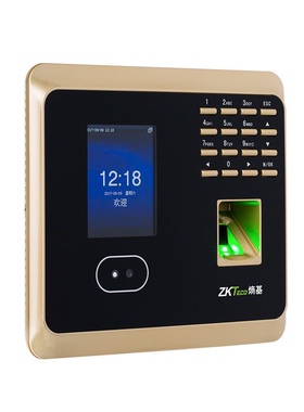 ZKTeco/熵基UF100PLUS指纹人脸识别指纹考勤机智能有线wifi