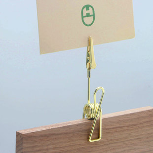 金属尖嘴夹镂空卡片夹子创意金属小鱼夹迷你双头夹便签夹电脑屏幕