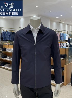 报喜鸟翻领秋季宽松版行政款夹克
