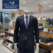 正品 报喜鸟男单件西服商务正装 黑色百搭上班休闲面试新款 后中开衩