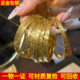 古法金包银碎冰冰黄色手镯女款 手环生日礼物送女友节日送妈妈 时尚