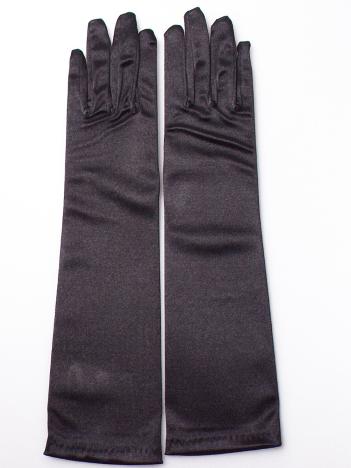 고품질 블랙 레드 화이트 샴페인 장갑 긴 새틴 웨딩 신부 쇼 크리스마스 장갑