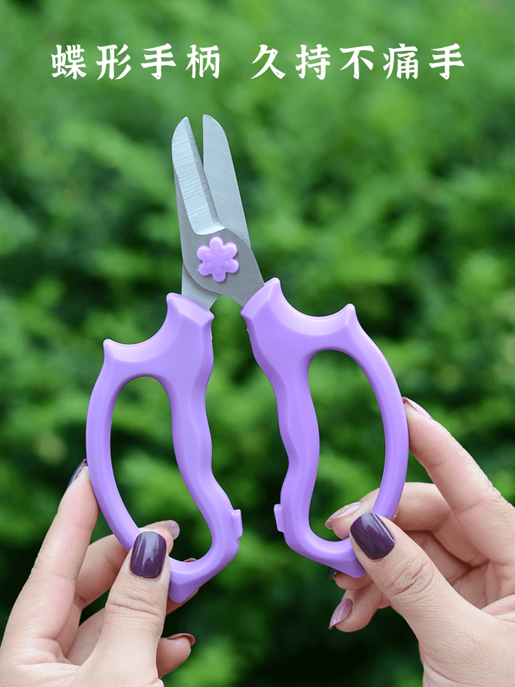 花剪园艺剪刀修枝剪家用植物修花剪刀养花工具花剪子家用园艺剪刀