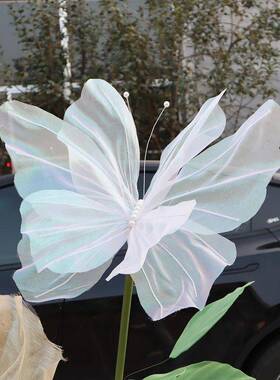 50cm Big Simulation Butterfly 3D Outdoor Shopping Mall Weddi