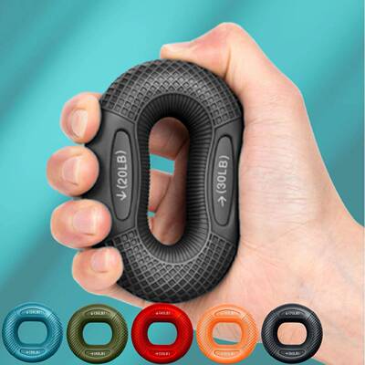 Silicone Finger Gripper Ring Hand Muscle Strengthener Ring W